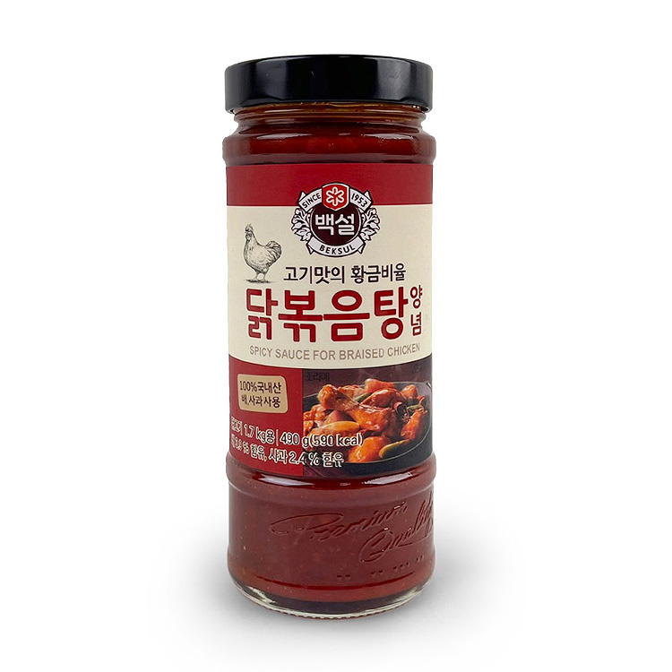 CJ Beksul Spicy Sauce for Braised Chicken 490g-eBest-Condiments,Pantry