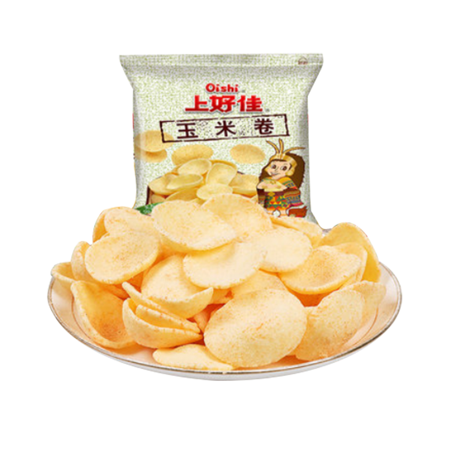 Oishi Corn Snacks 80g-eBest-Chips,Snacks & Confectionery