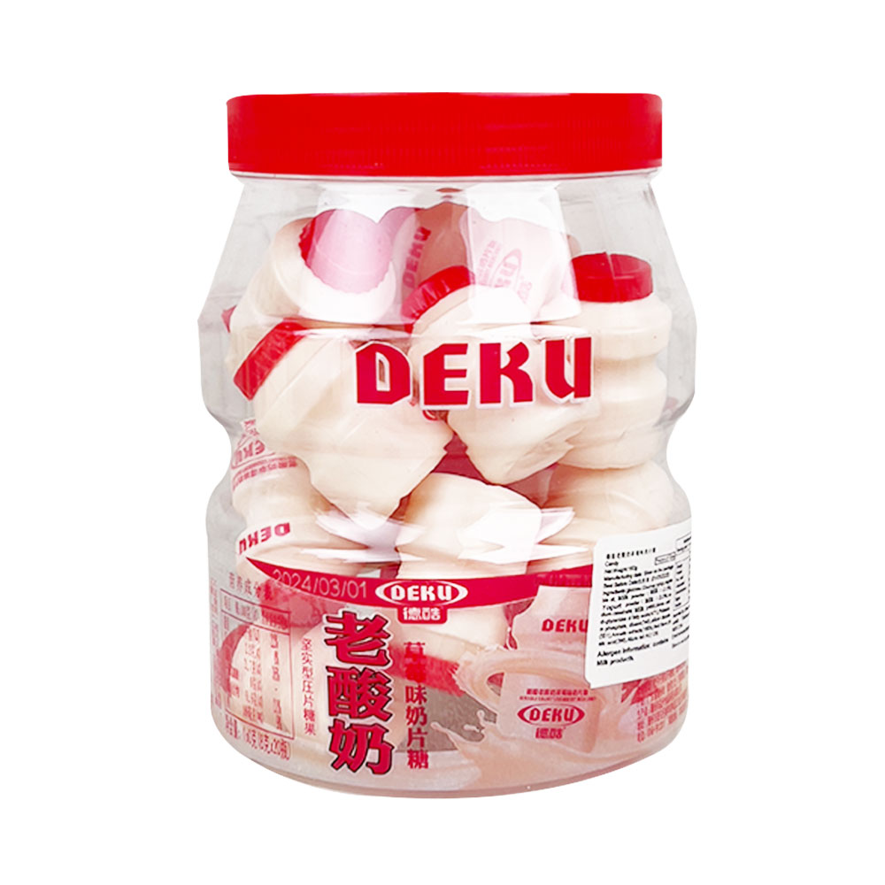 Deku Yogurt Candy Strawberry Flavour 160g-eBest-Confectionery,Snacks & Confectionery