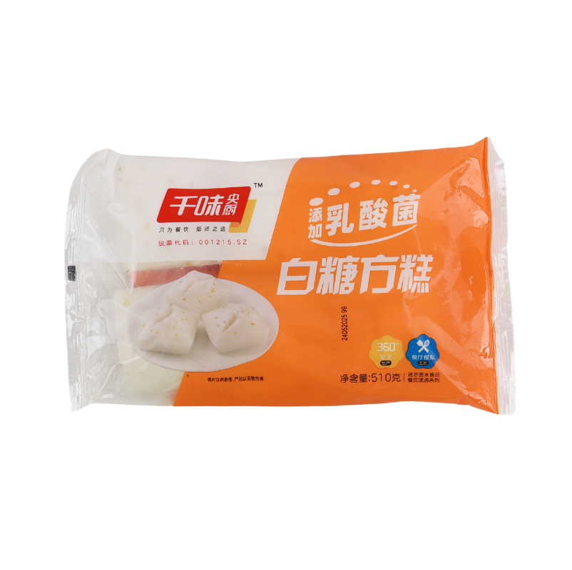 Qianwei Central Chef Lactic Acid Bacteria White Sugar Square Cake (frozen) 510g-eBest-Buns & Pancakes,Frozen food-Qianwei Central Chef