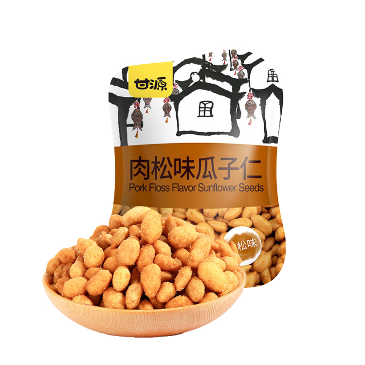 Ganyuan Pork Floss Flavour Sunflower Seeds 75g-eBest-Nuts & Dried Fruit,Snacks & Confectionery