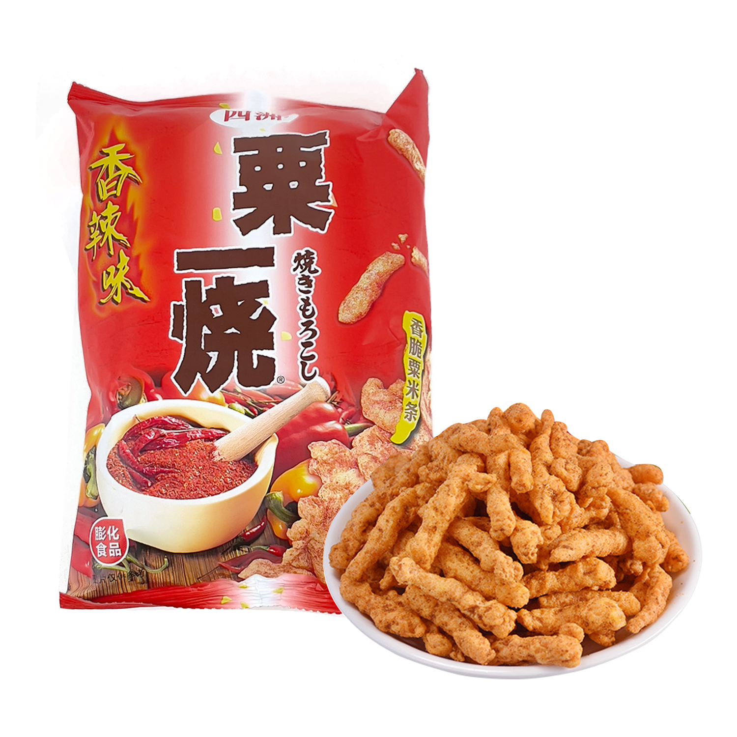 Four Seas Grill-A-Corn Crispy Sticks Stewed Lobster Flavour 80g-eBest-Chips,Snacks & Confectionery