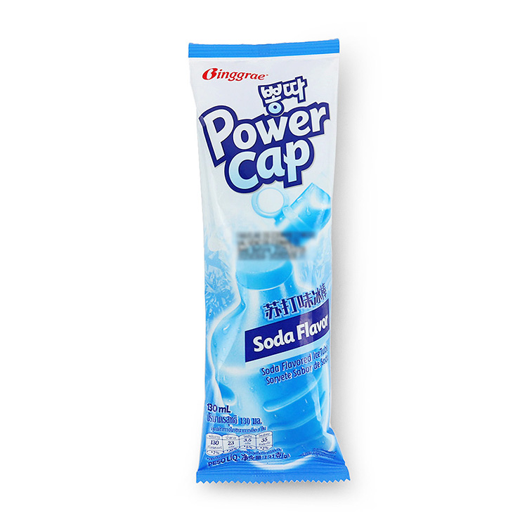 Binggrae Power Cap Ice Tube Soda Flavour 130ml-eBest-Ice cream,Snacks & Confectionery