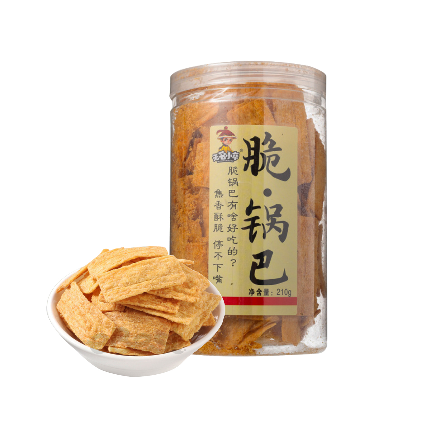 Wumingxiaozu Crispy Rice Cracker (210g) - Original Flavour-eBest-Nuts & Dried Fruit,Snacks & Confectionery