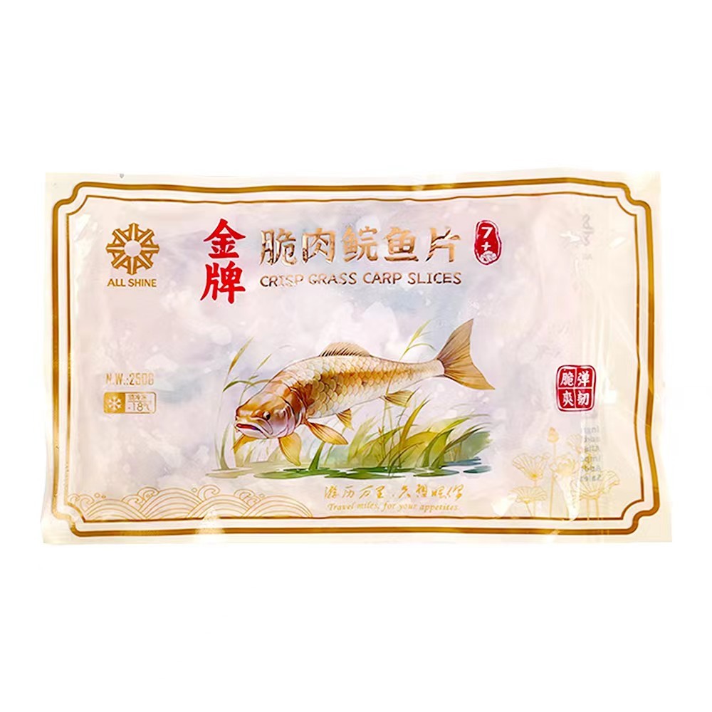 Crisp Grass Carp Slices  250g-eBest-Fish,Seafood-other brands