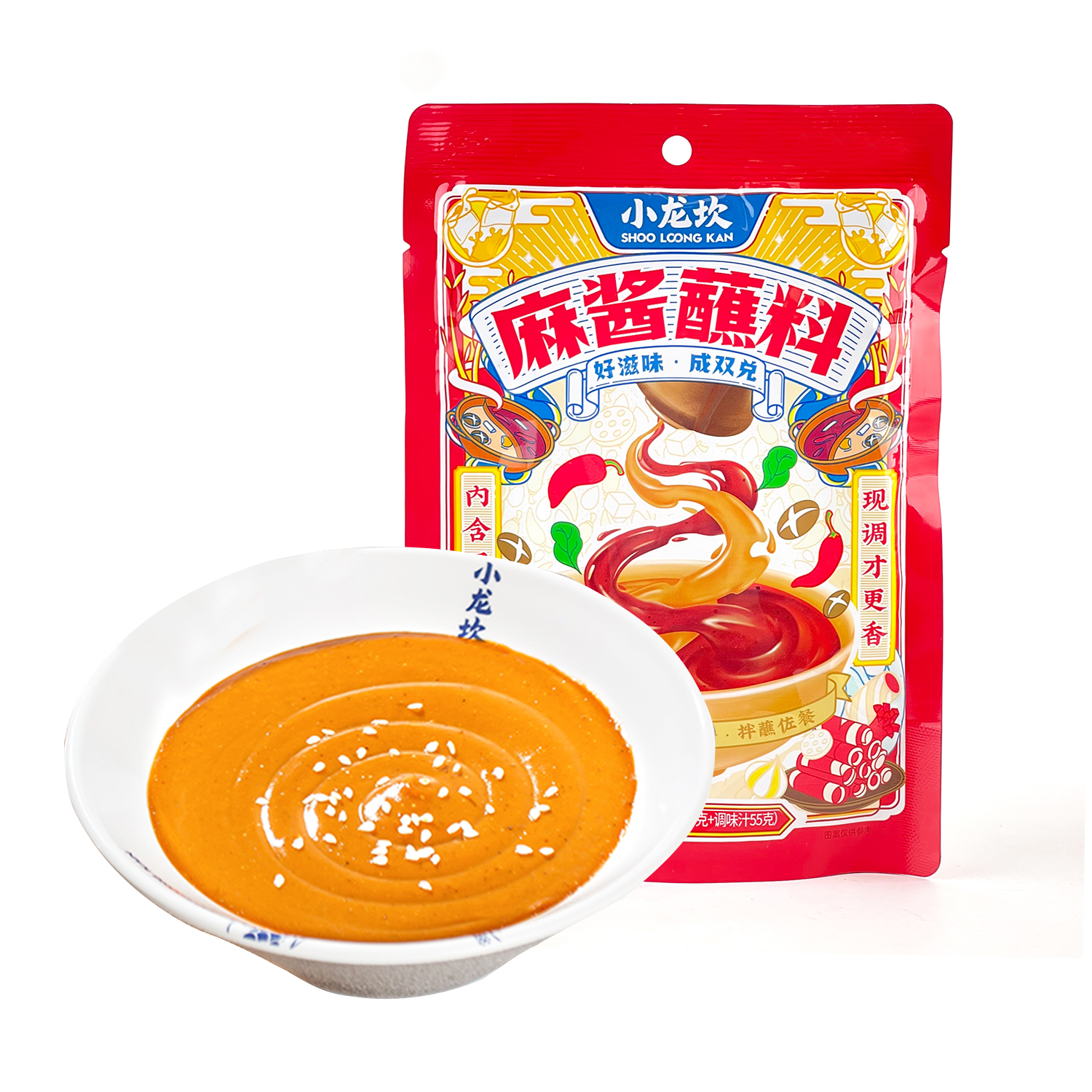Shoo Loong Kan Spicy Sesame Paste Dipping Sauce 100g-eBest-Condiments,Pantry