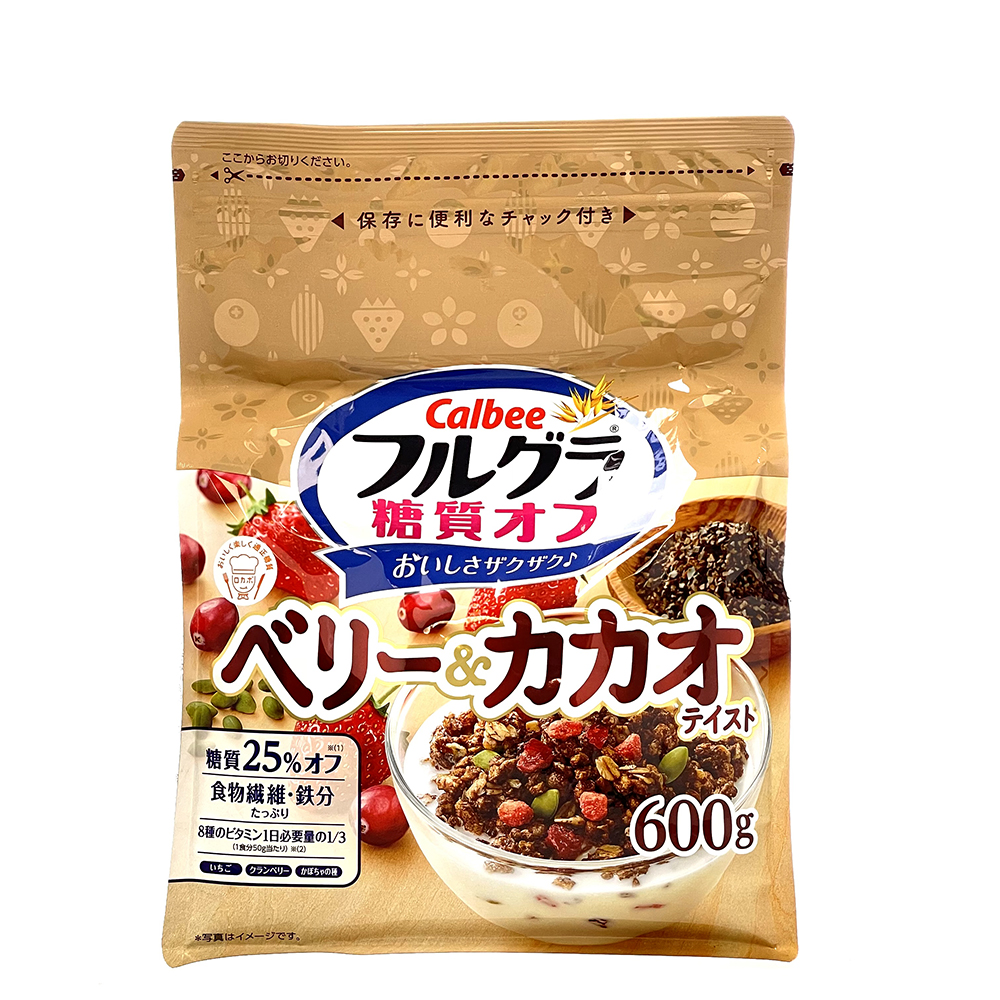 Calbee Furugura Cereal Berries & Cocoa Flavour (25% Sugar off) 600g-eBest-Instant Meals,Instant food