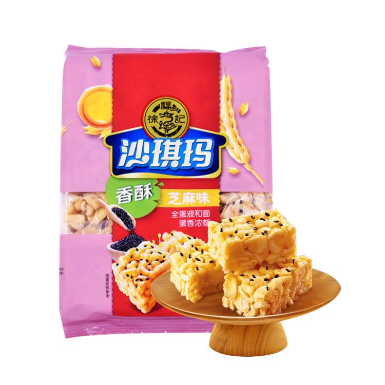 Hsu Fu Chi Saqima Sesame Flavour 469g-eBest-Biscuits,Snacks & Confectionery