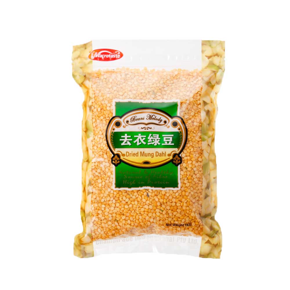 Macrotaste Dried Mung Dahl 1kg-eBest-Grains,Pantry