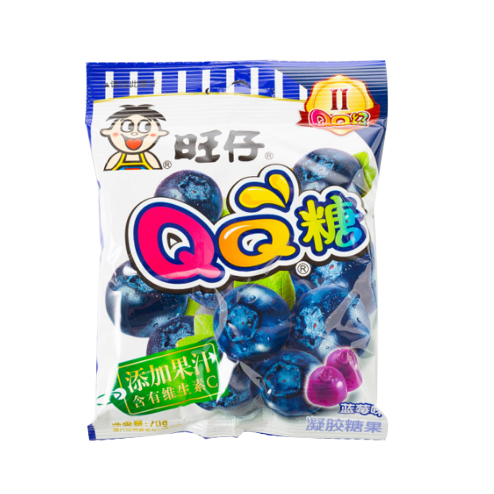 Want-want QQ Candy Blueberry Flavour 70g-eBest-Confectionery,Snacks & Confectionery
