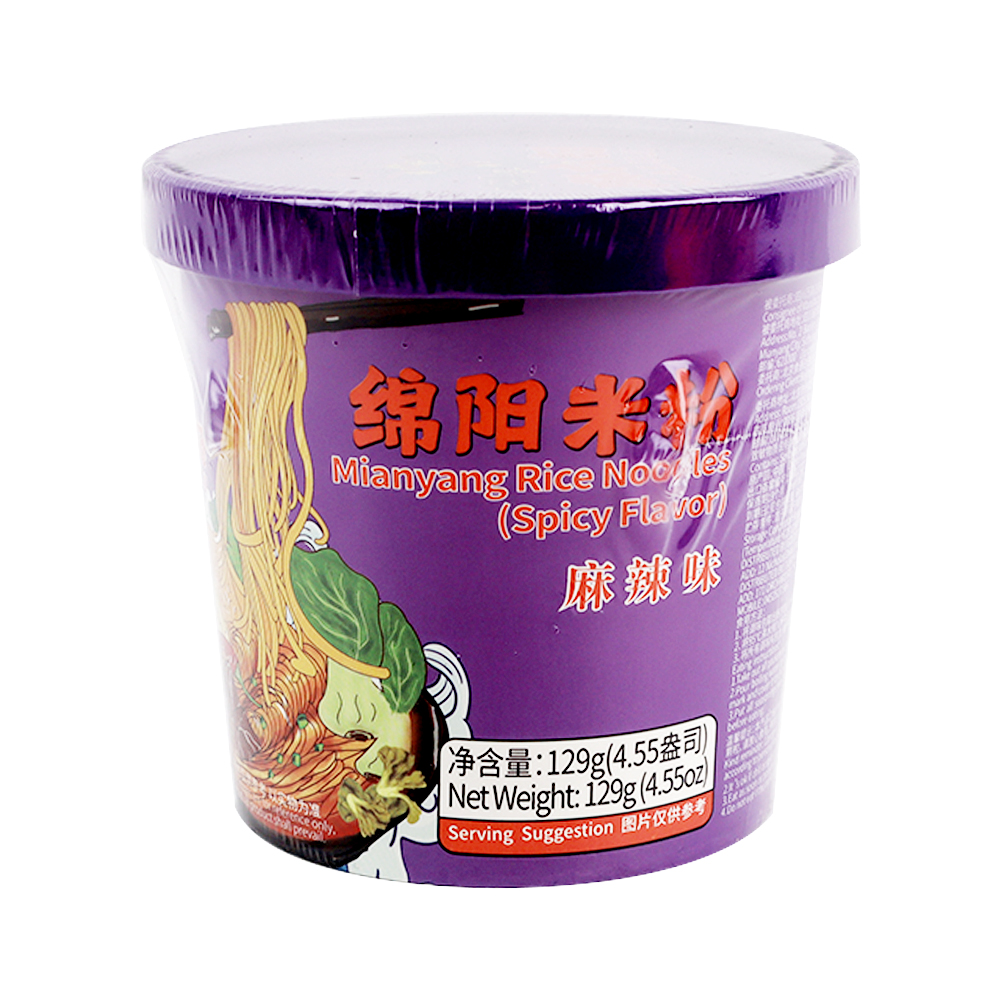 Mianyang Rice Noodles Spicy Flavour 129g-eBest-Instant Noodles,Instant food