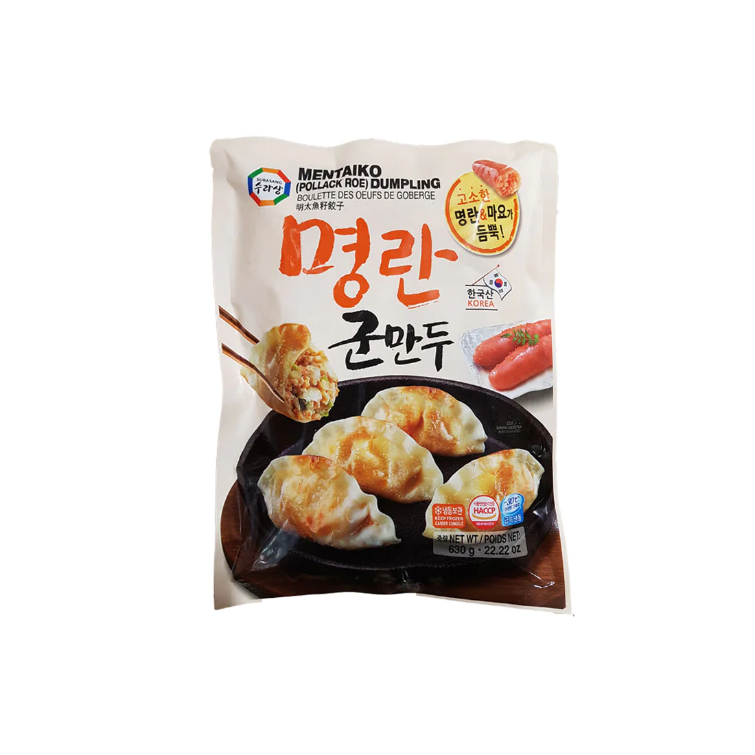 Surasang Mentaiko Dumplings (Pollack Roe) 630g-eBest-Dumplings,Frozen food