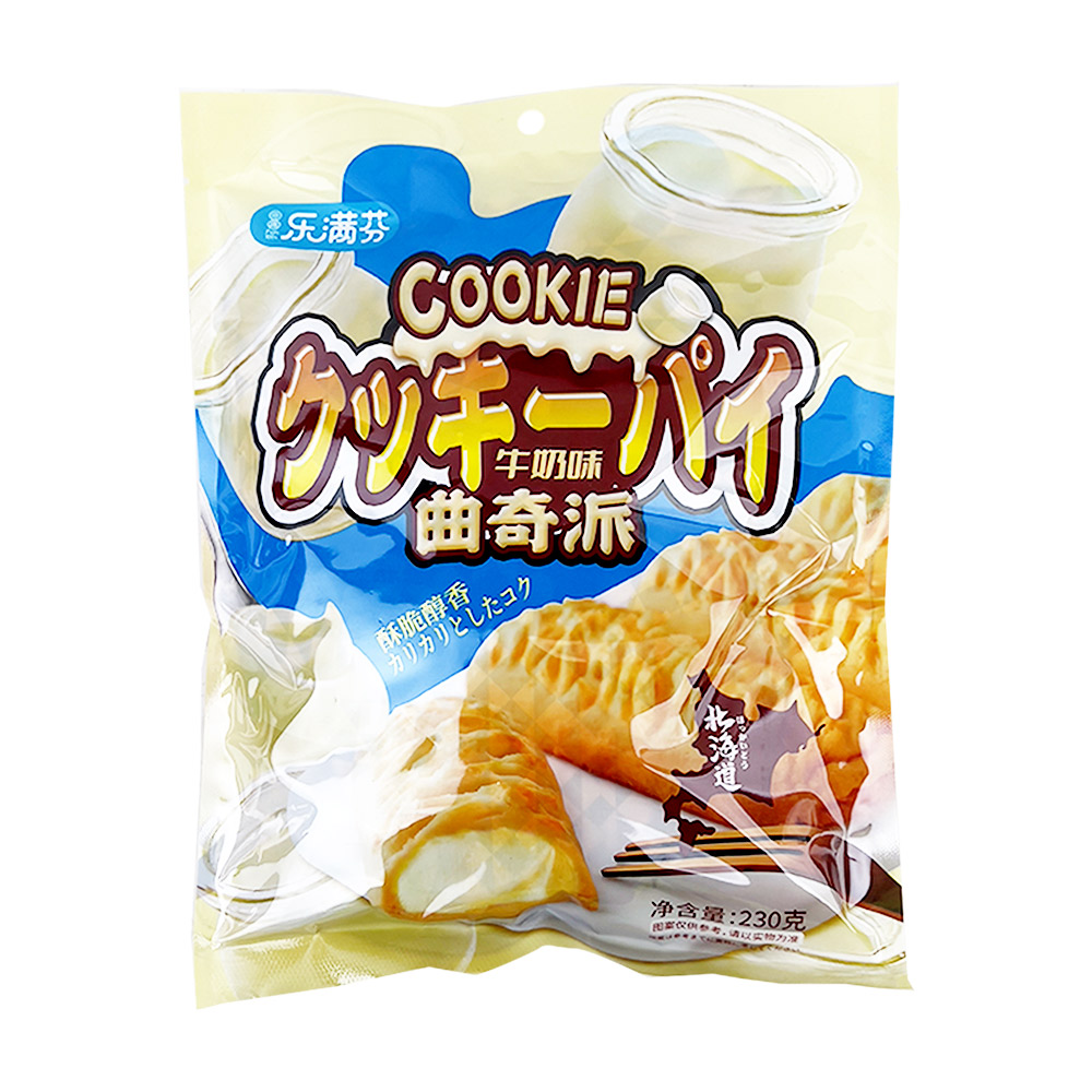 Le Man Fen Cookie Pie Milk Flavour 230g-eBest-Biscuits,Snacks & Confectionery
