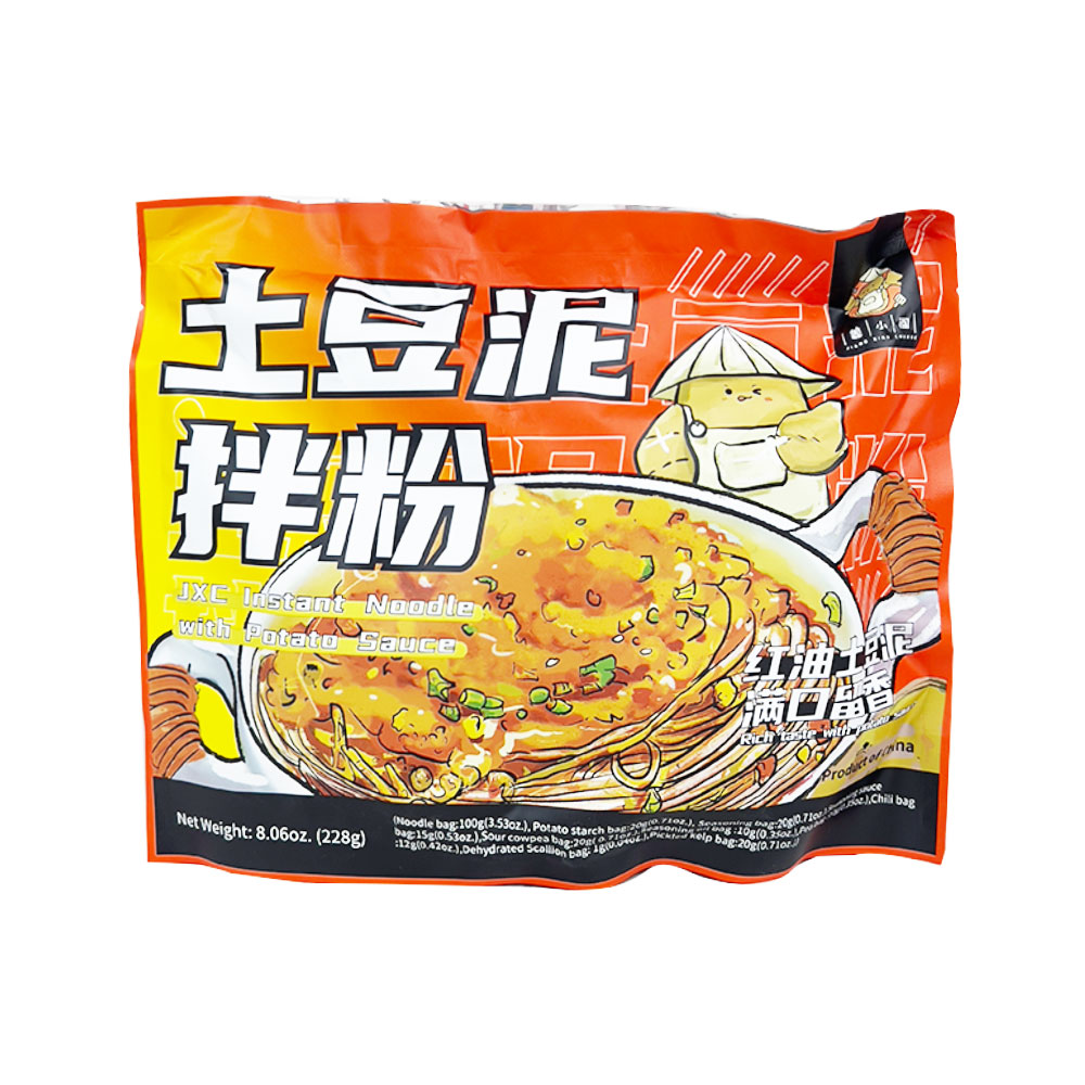 JiangXiaoChuang Mashed Potato Mix with Vermicelli 228g-eBest-Instant Noodles,Instant food