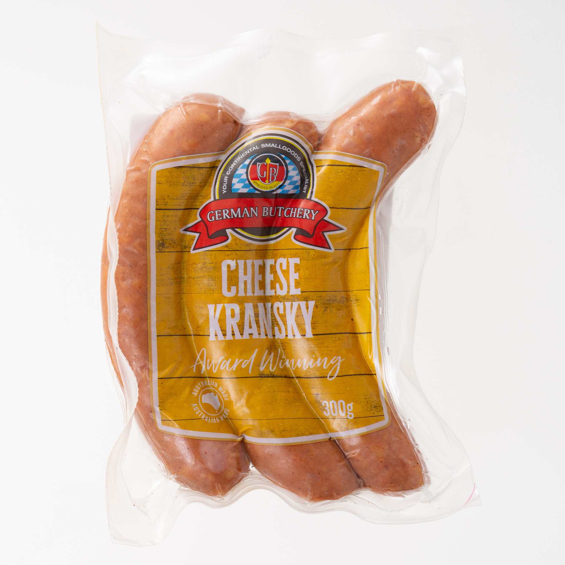 German Butchery Cheese Kransky 3pcs 300g