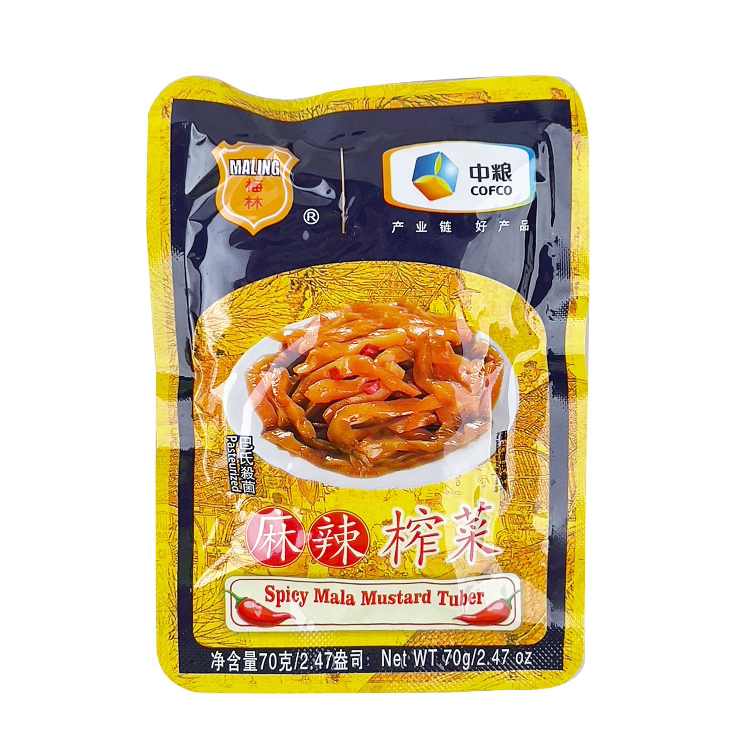 Meilin spicy pickled mustard 70g-eBest-Condiments,Pantry