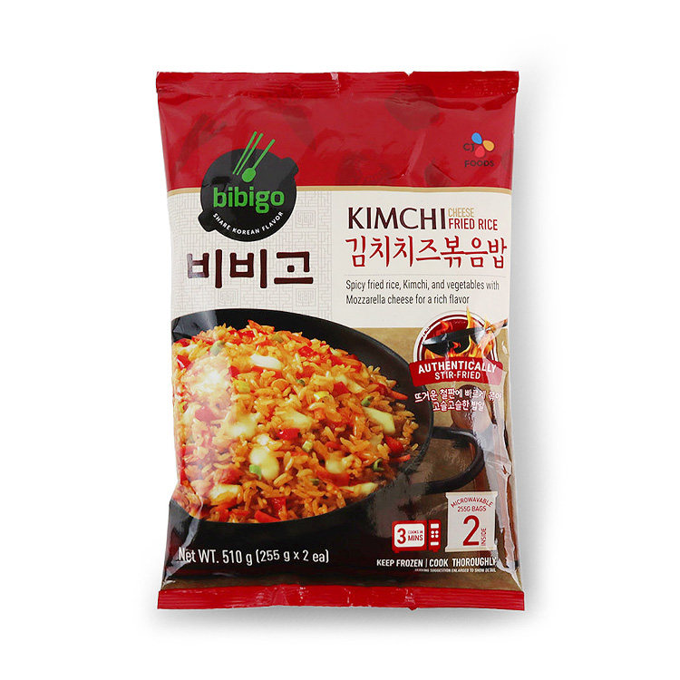 CJ Food Kimchi Cheese Fried Rice 255g*2pks Keep Frozen-eBest-Dim Sum,Frozen food