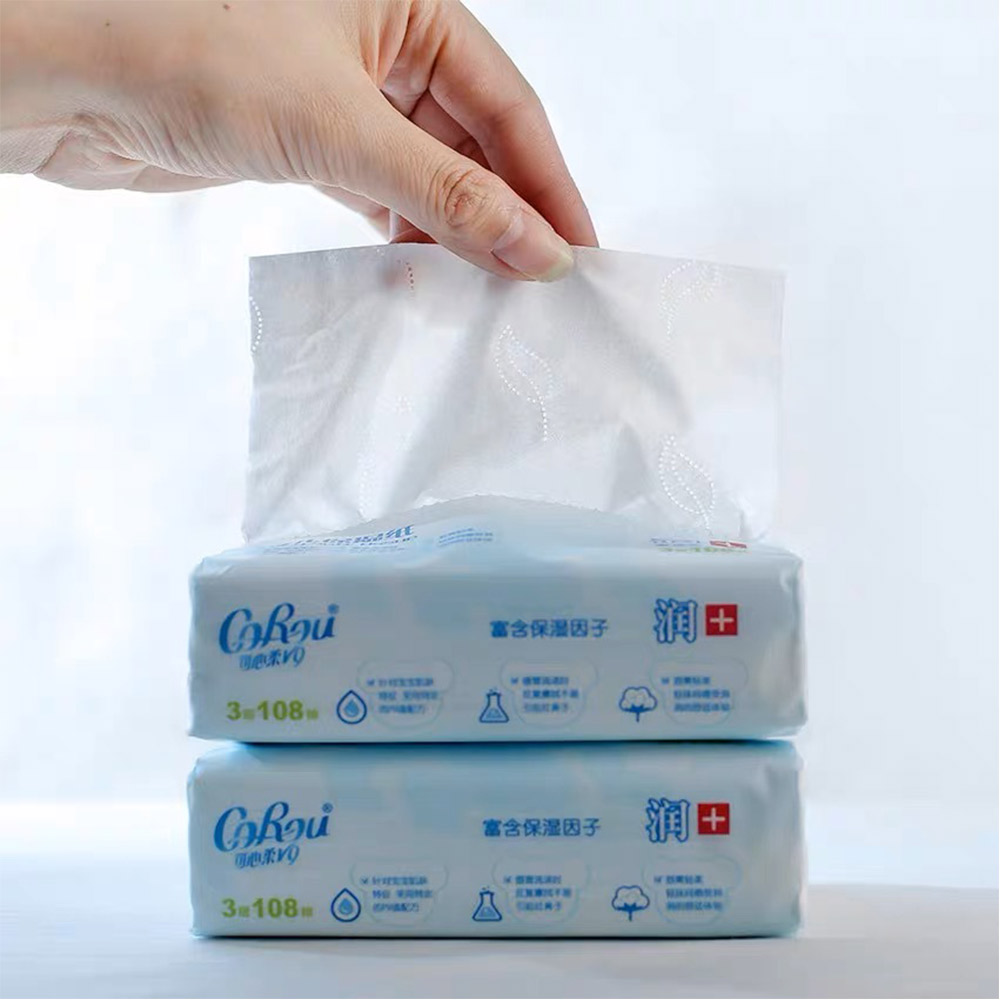 Corou Facial Tissue 108 Sheets-eBest-Cleaning & Maintenance,Home & Lifestyle