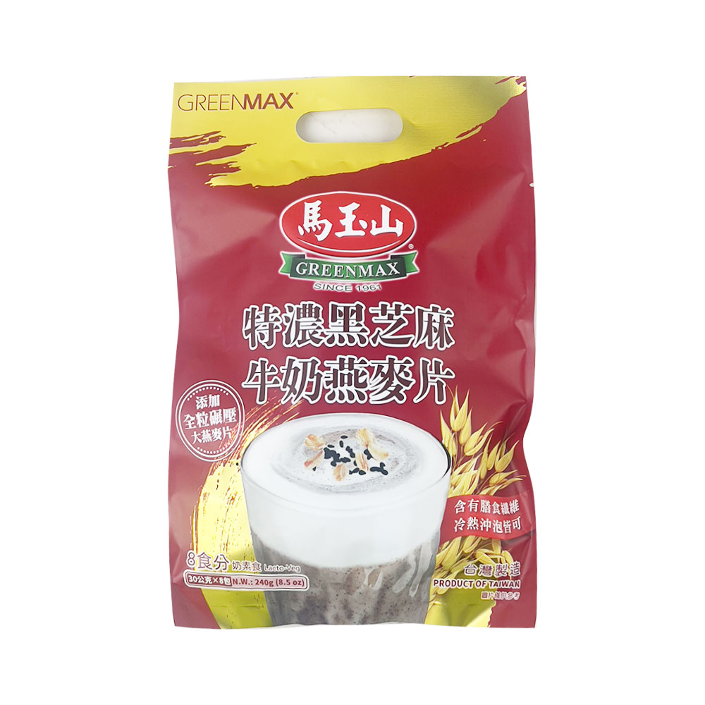 Mayushan Extra Thick Black Sesame Milk Oatmeal 240g-eBest-Instant porridge rice soup,Instant food