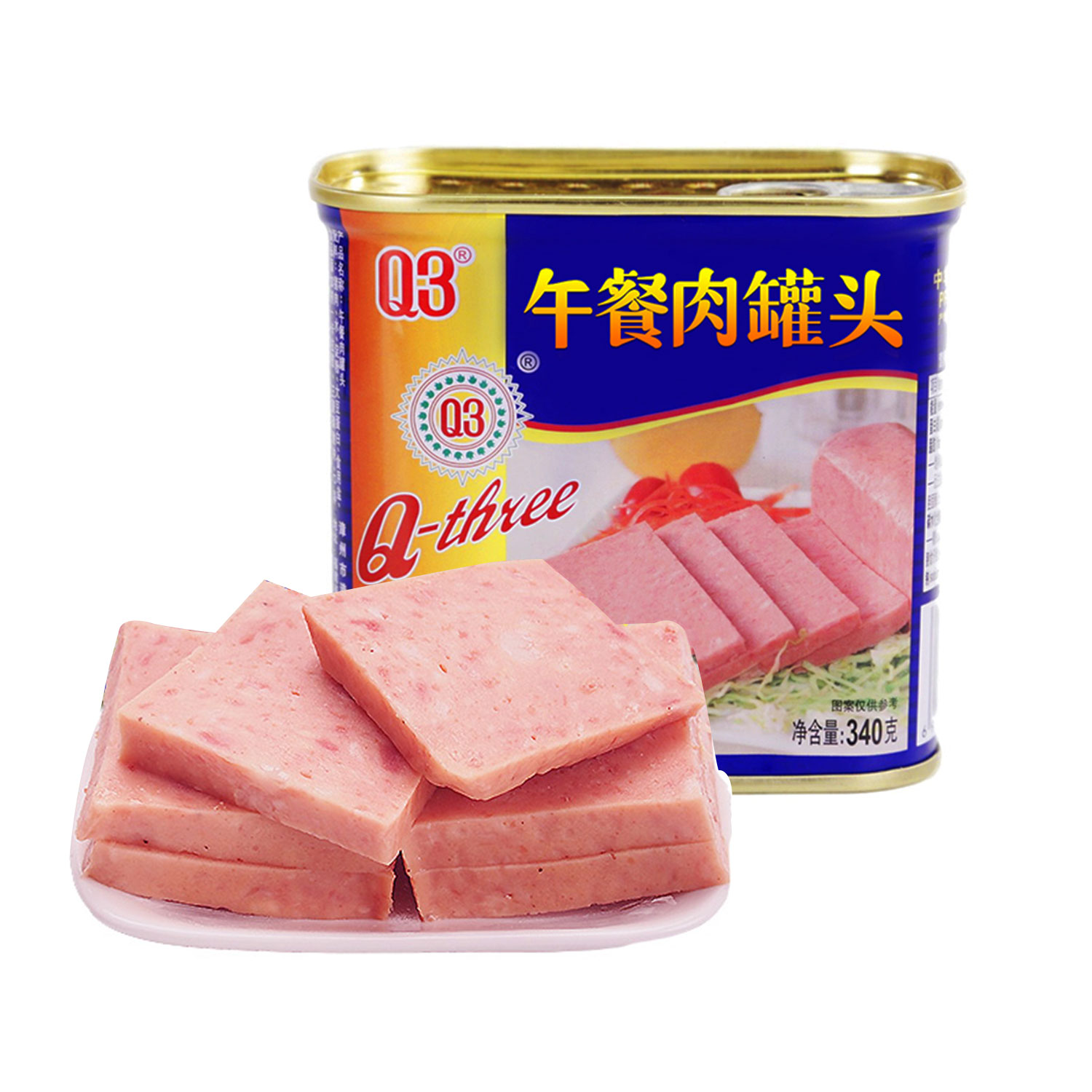 Q3 Pork Luncheon Meat 340g-eBest-Condiments,Pantry
