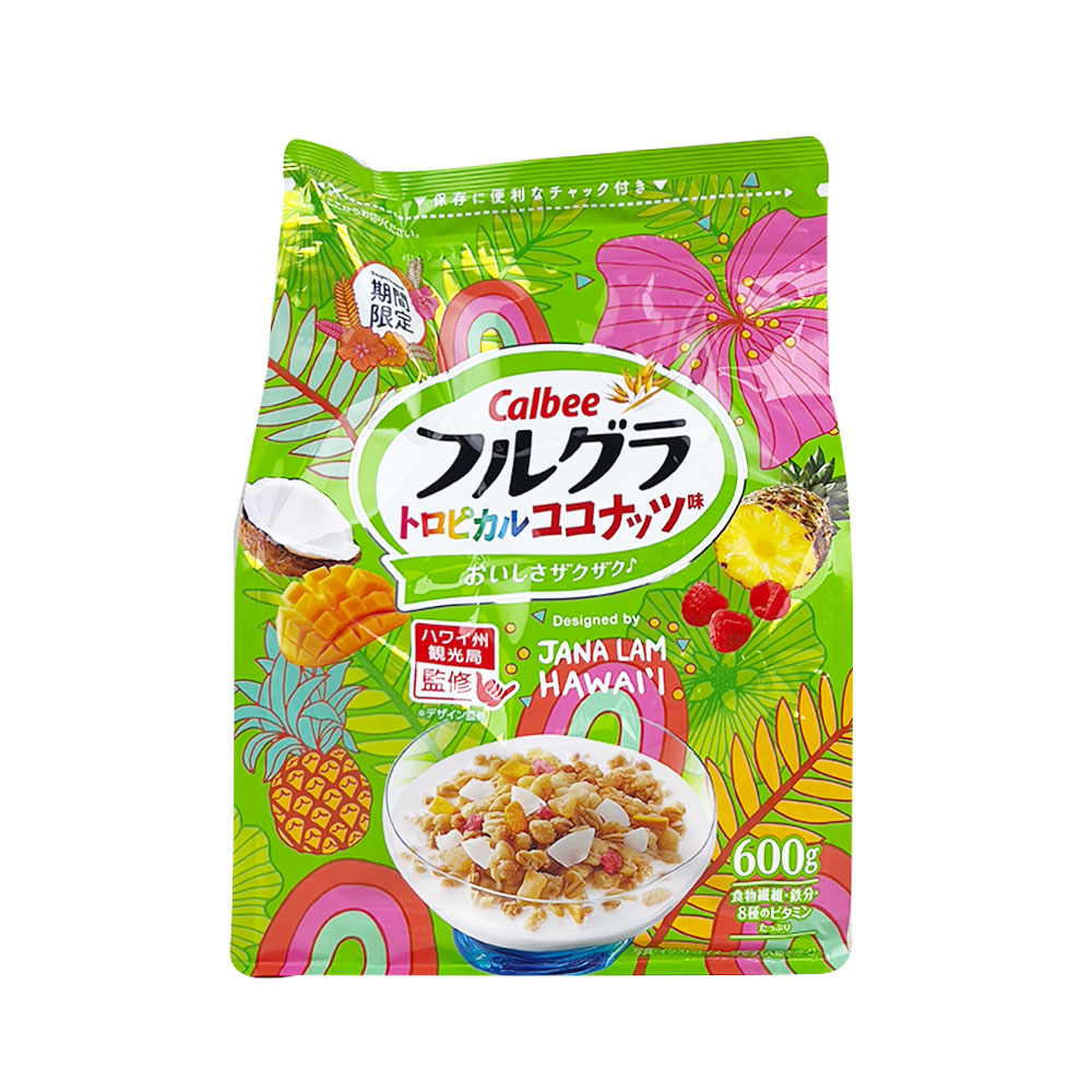 Calbee Calbee Tropical Fruit Coconut Flavour Cereal 600g-eBest-Instant porridge rice soup,Instant food