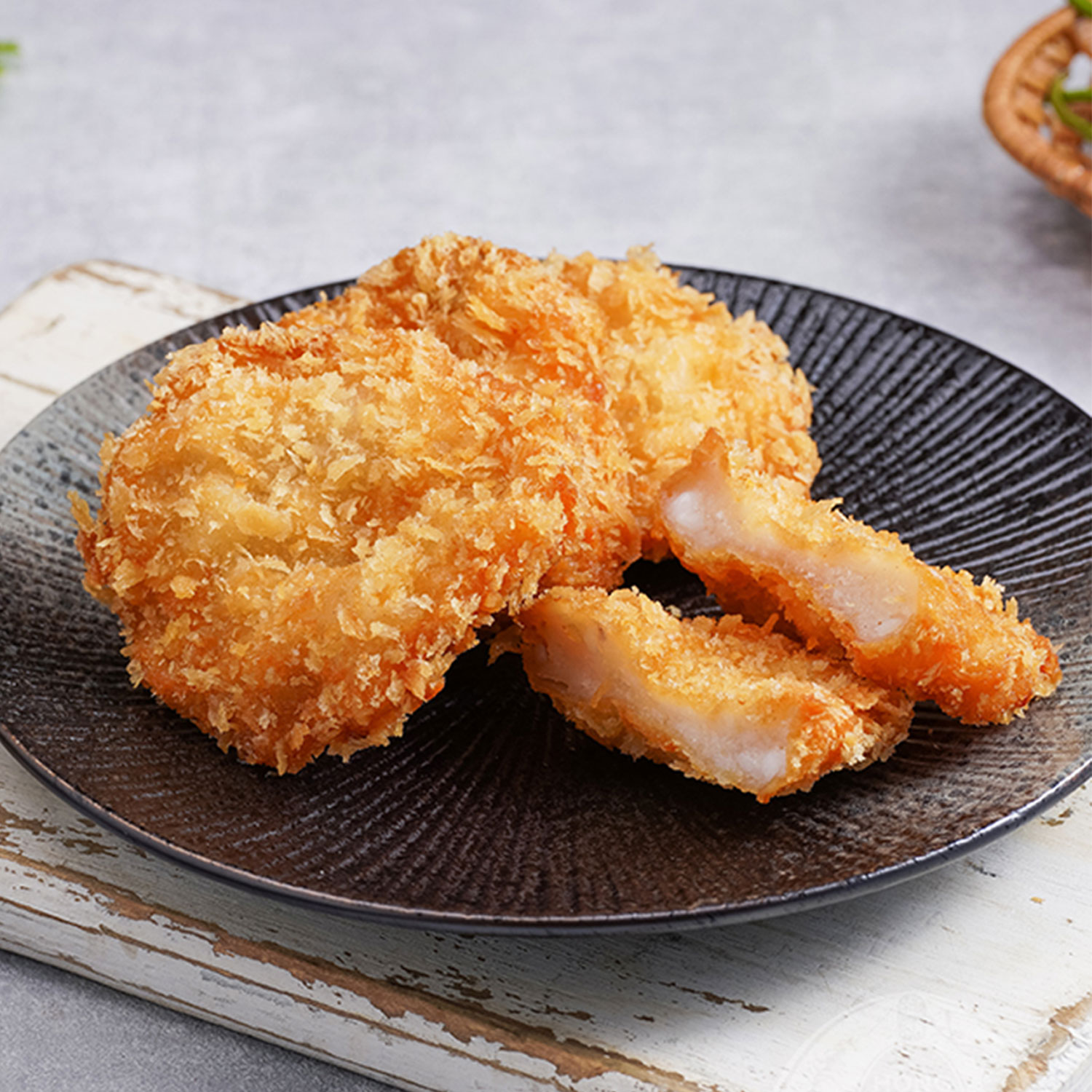 HONG YU Panko Crumbed Cuttlefish with Scallop Patties 300g-eBest-Squid & Octopus,Seafood