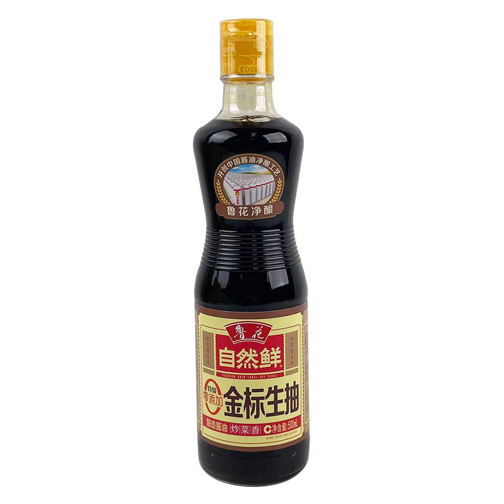 Luhua Gold Label Light Soy Sauce 500ml-eBest-Soy Sauce & Vinegar,Pantry