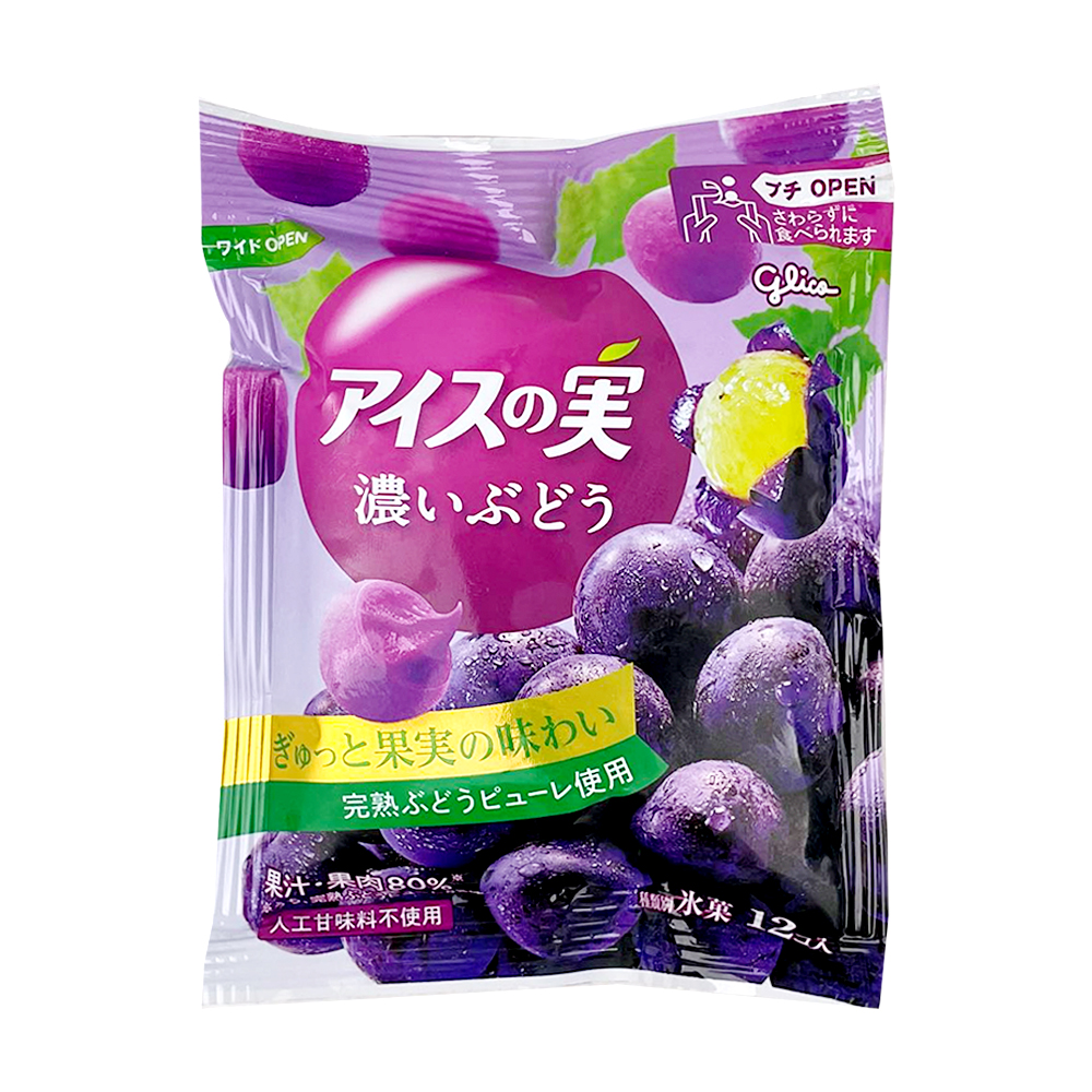 Glico Fruit Flavoured Sherbet Ice Cube (Grape/Grapefruit/Pear) 85g-eBest-Ice cream,Snacks & Confectionery