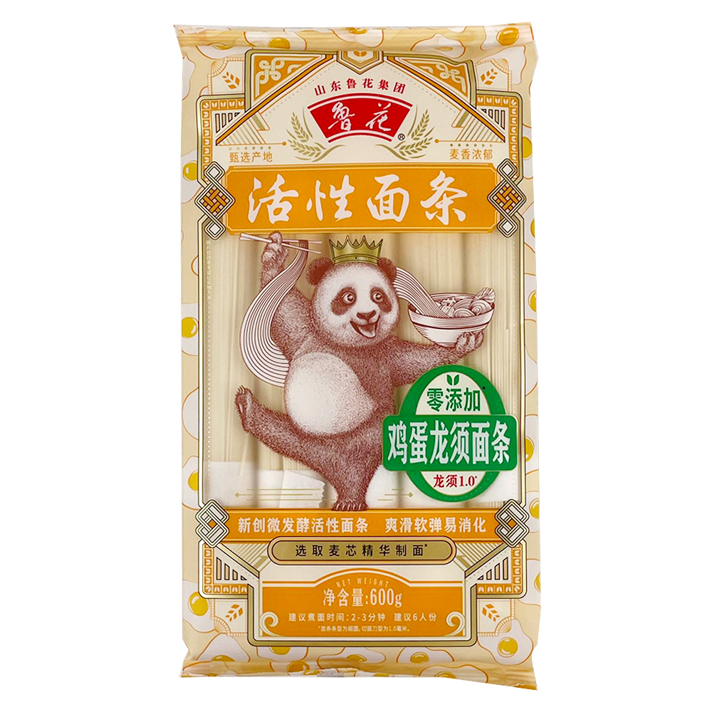 Luhua Panda Dried Egg Noodles 600g-eBest-Noodles,Pantry