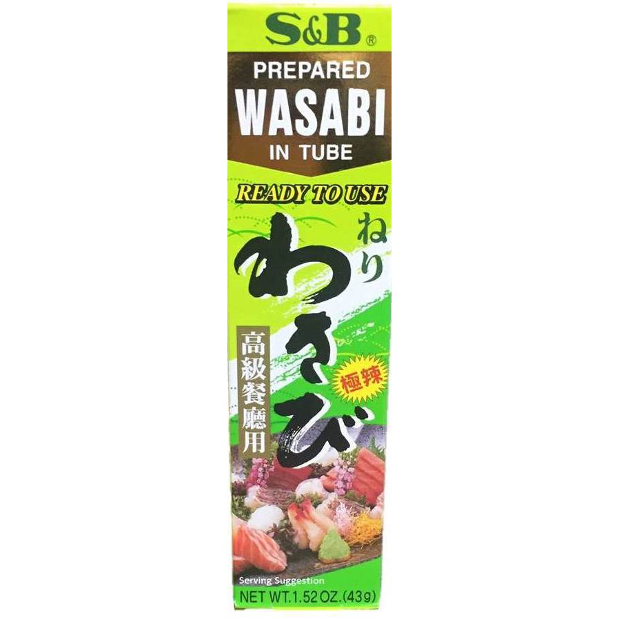 S&B Prepared Wasabi In Tube 43g-eBest-Condiments,Pantry