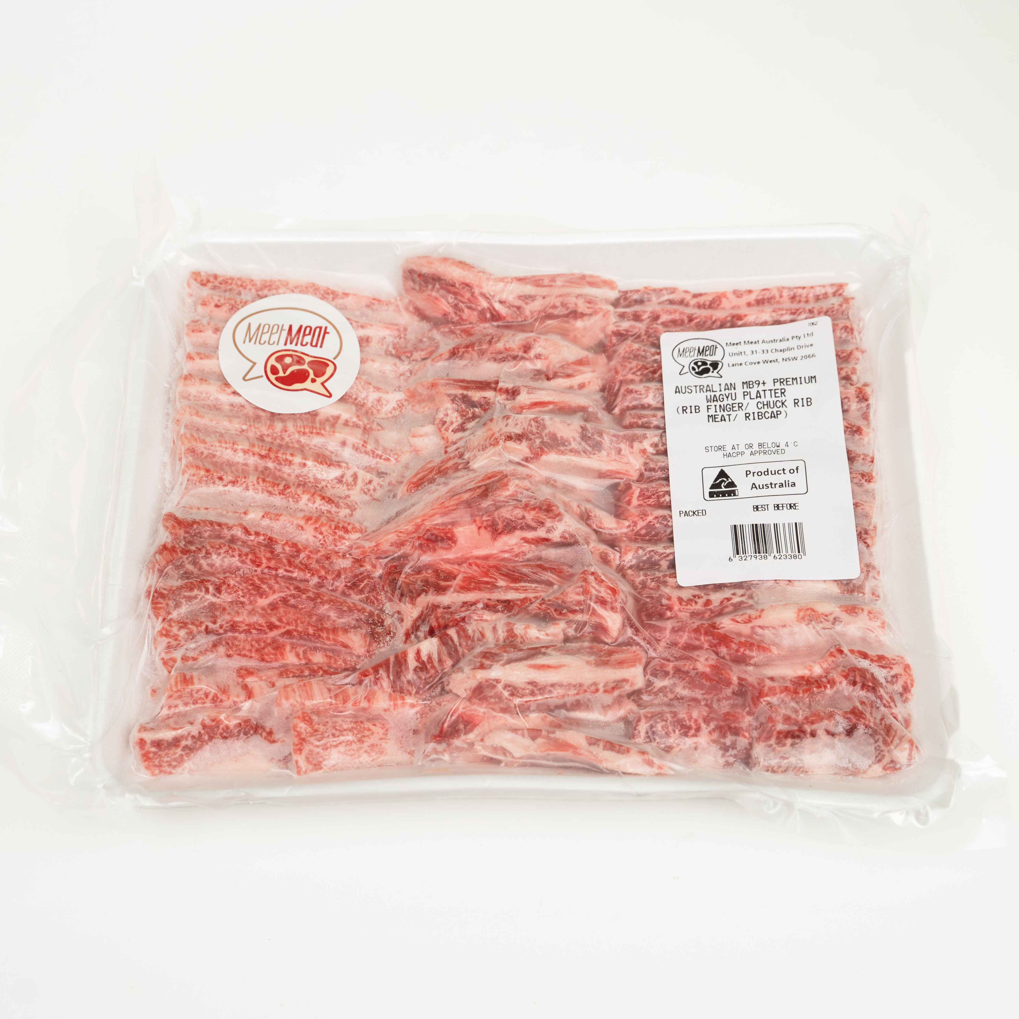 Meetmeat Frozen Australian MB9+ Premium Wagyu Platter (Rib Finger/Chunck Rib Meat/Ribcap) 600g-eBest-Beef,Meat deli & eggs