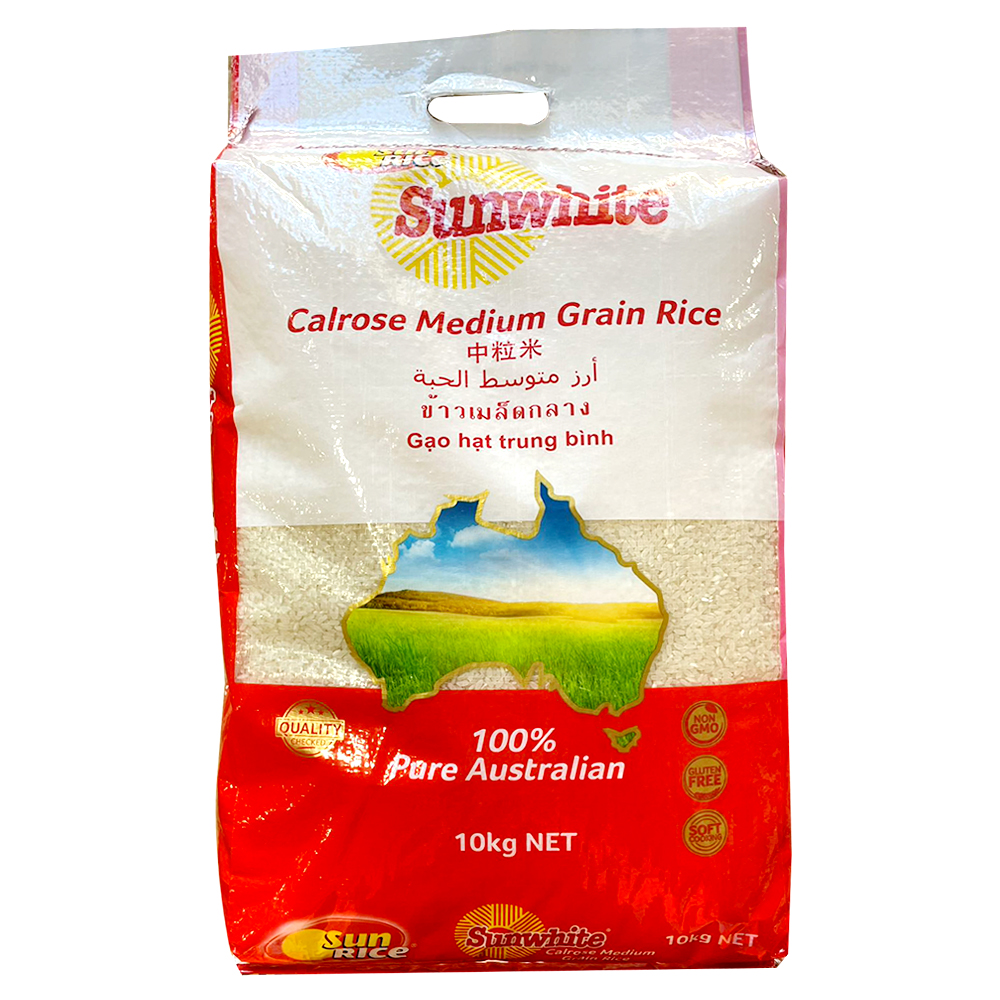 Sunrice Calrose Medium Grain Rice 10kg-eBest-Weekly Special,Rice,Pantry