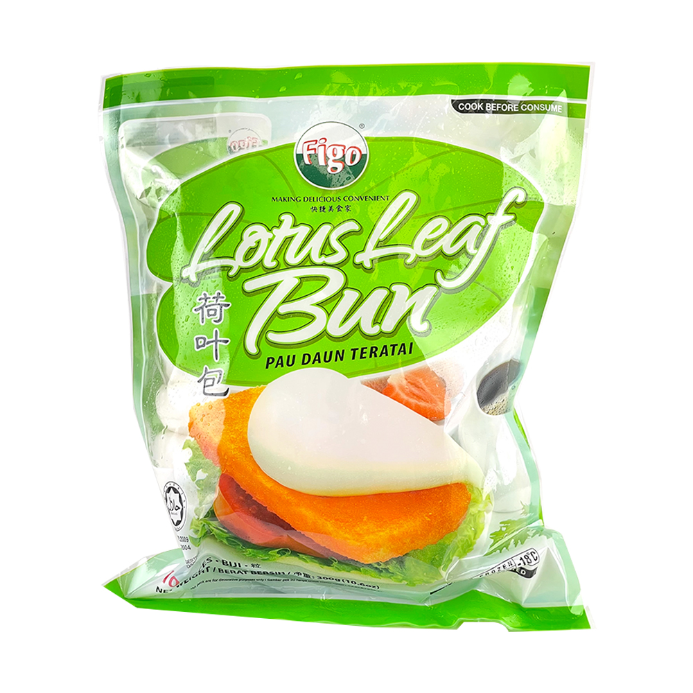 Figo Lotus Leaf Bun 300g 10pc-eBest-Buns & Pancakes,Frozen food