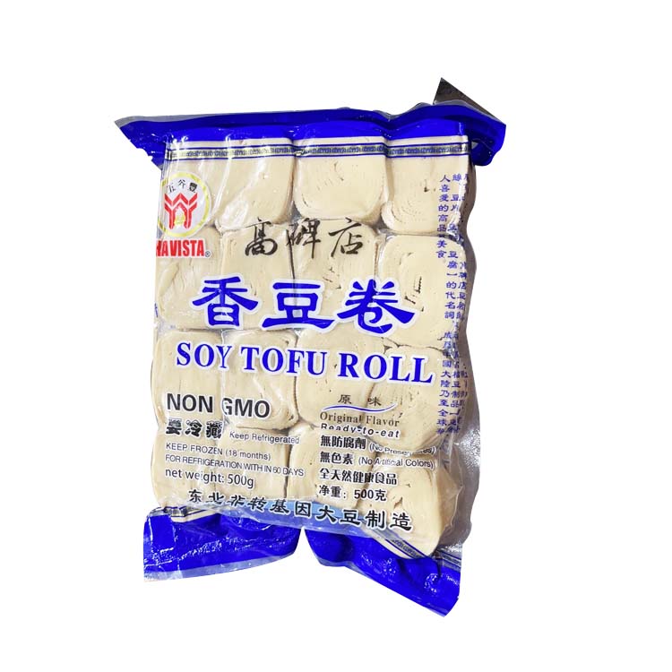 Frozen Soy Tofu Roll Original Flavour 500g-eBest-Tofu,Fruit & Vegetables