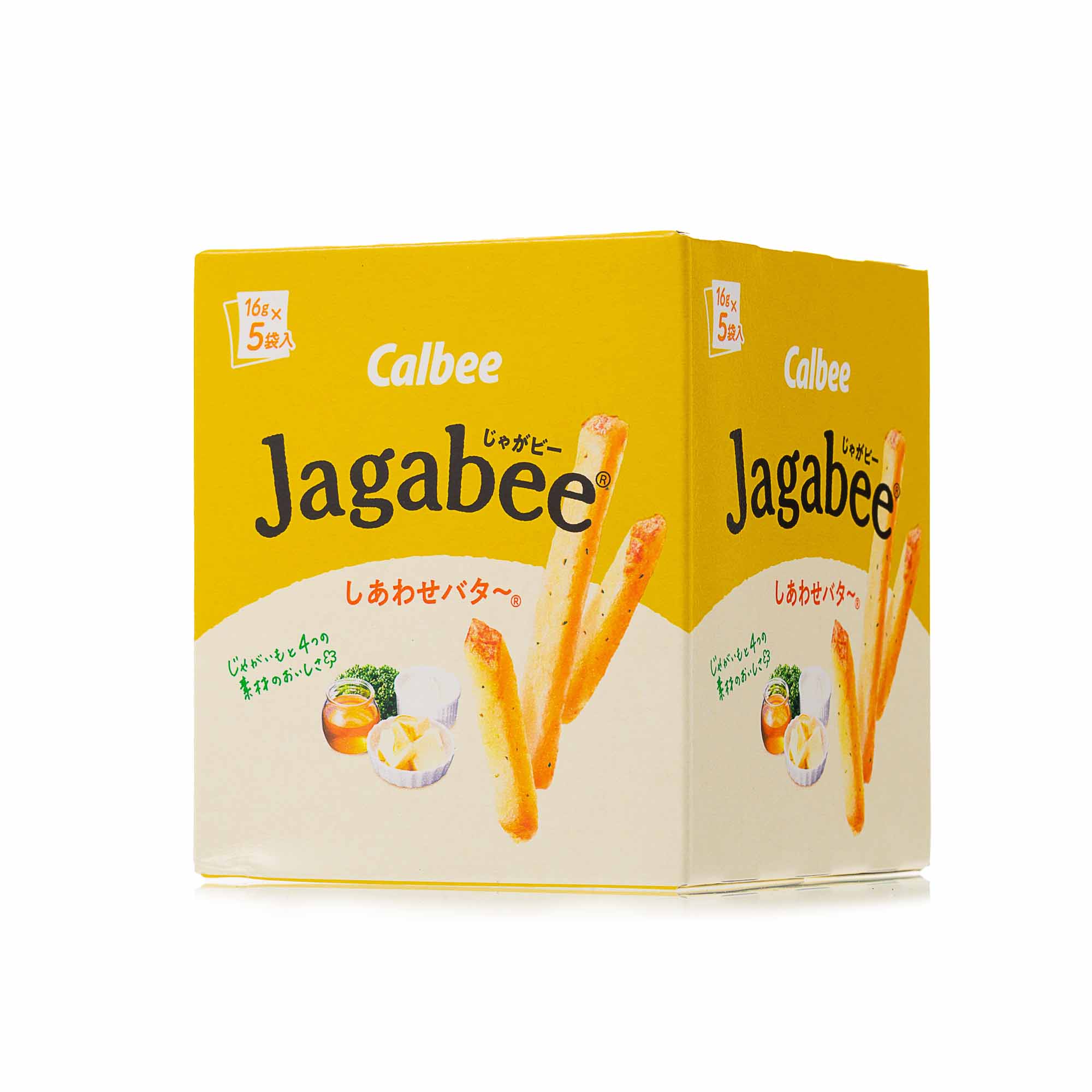 Calbee Jagabee Chips Honey Butter Flavour 80g-eBest-Chips,Snacks & Confectionery