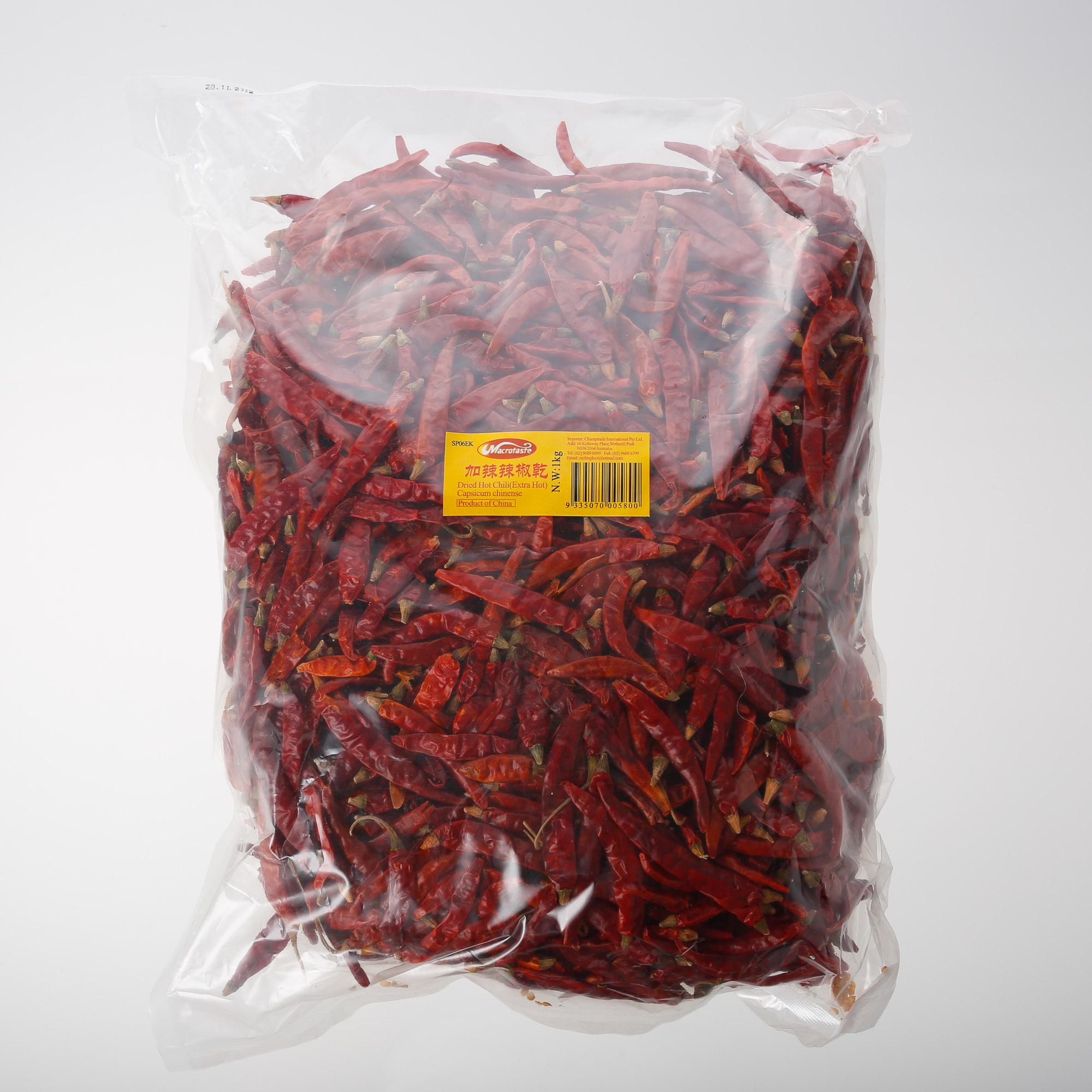 Macrotaste Extra Spicy Dried Chili 1kg-eBest-Grains,Pantry