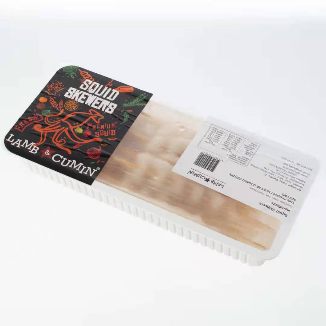 Lamb&Cumin Squid Skewer 20pack-eBest-BBQ & Hotpot,Meat deli & eggs