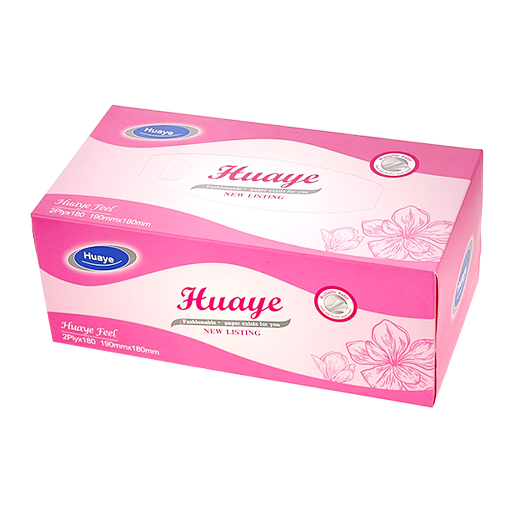 Huaye Paper Facial Tissue 2Ply 180 Sheets-eBest-Cleaning & Maintenance,Home & Lifestyle