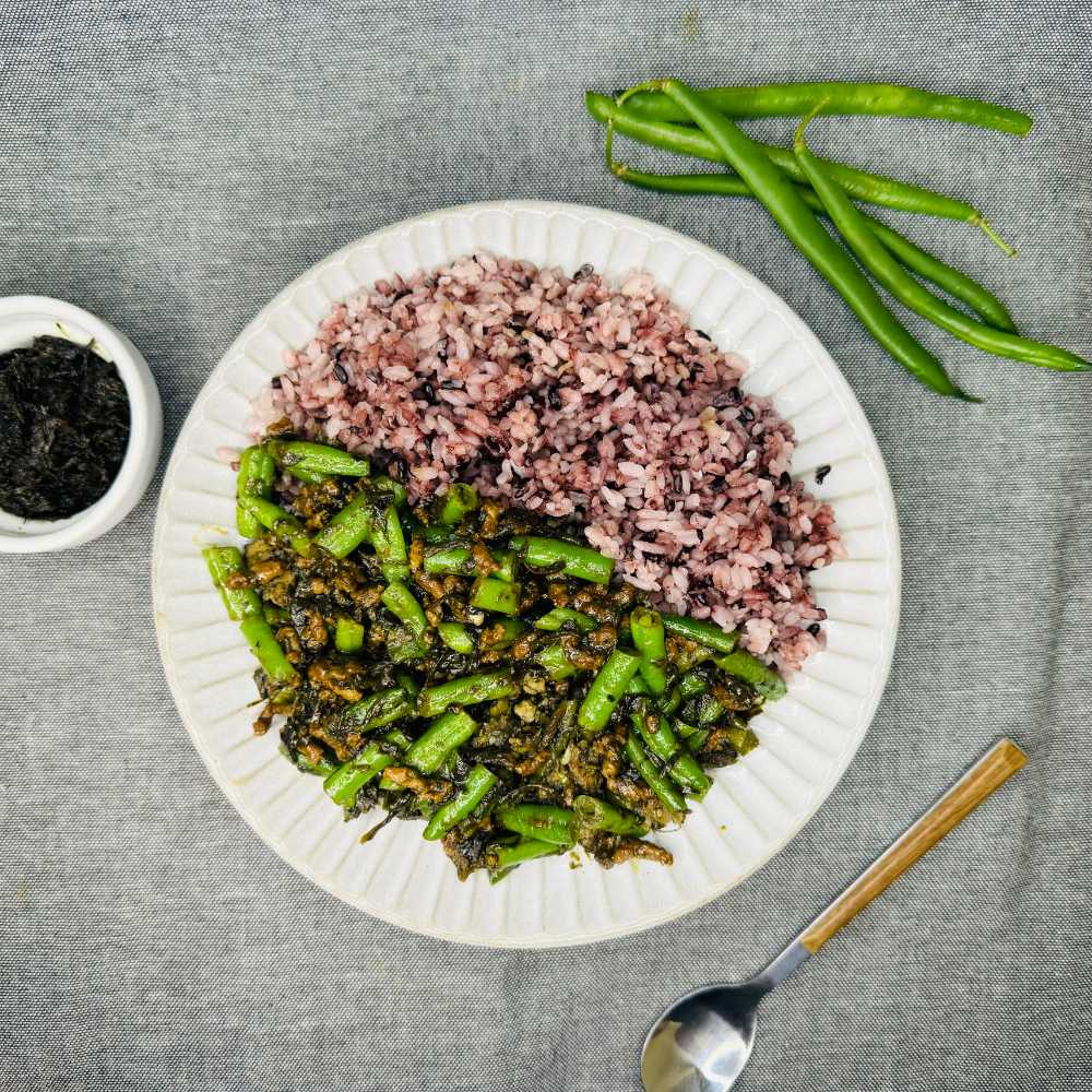 7 Days Meal Stir Fry Beans with Chicken Mince With Rice-eBest-Dishes & Set Meal,Ready Meal