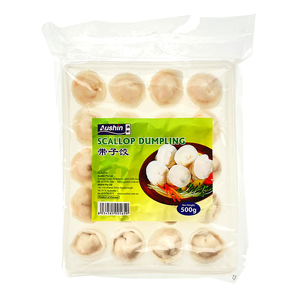 Aushin Frozen Scallop Dumplings 500g-eBest-Dim Sum,Frozen food