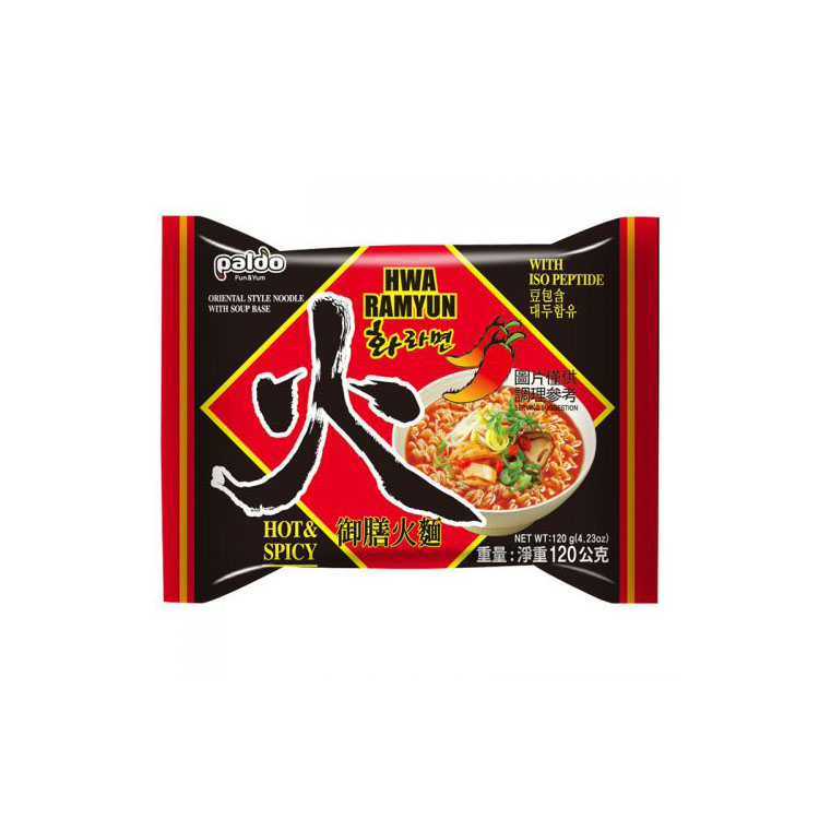 Paldo Hwa Ramyun Hot&Spicy Noodle 120g-eBest-Instant Noodles,Instant food