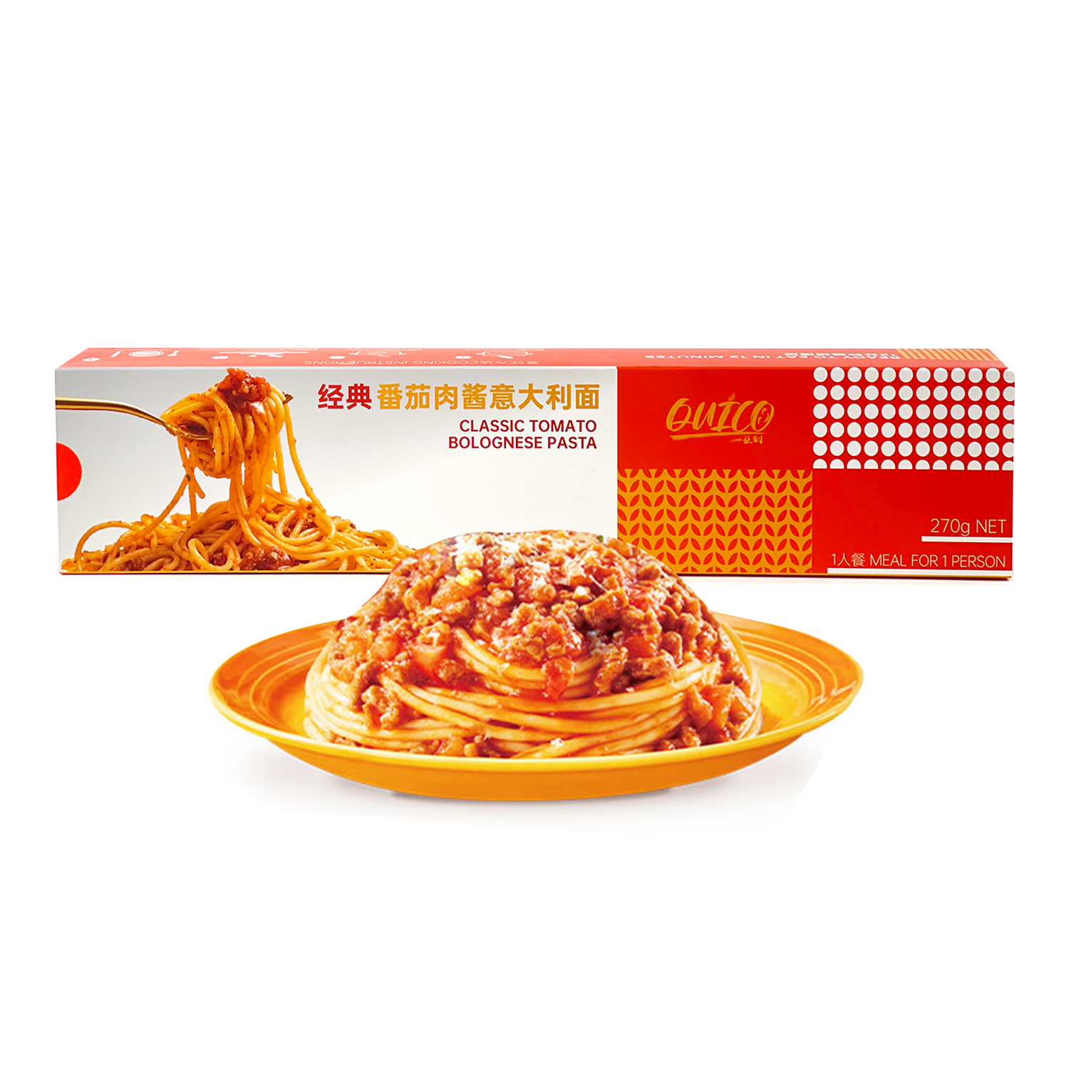 Quico Classic Tomato Bolognese Pasta 270g-eBest-Instant Noodles,Instant food