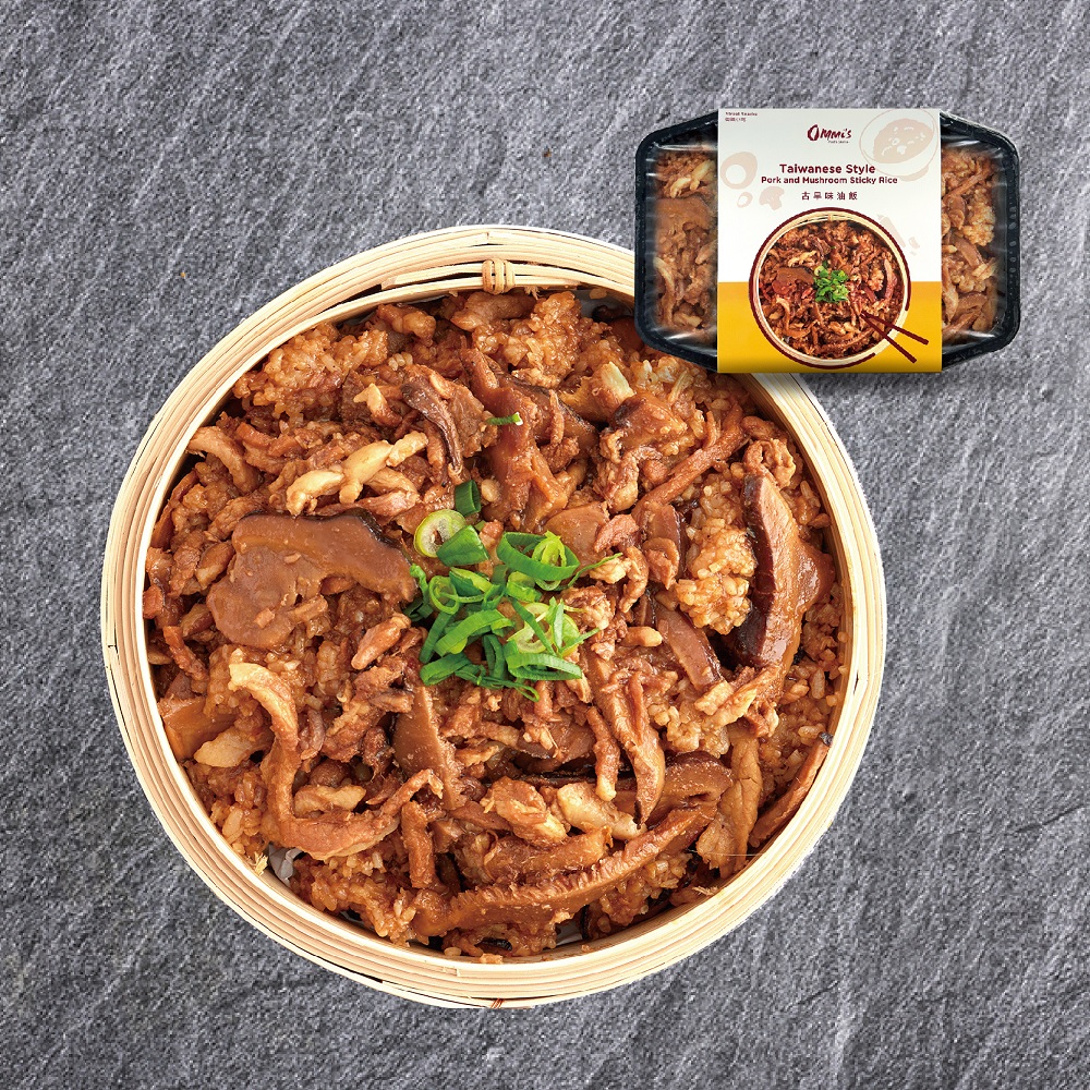 Ommi's Taiwanese Style Pork and Mushroom Sticky Rice 400g-eBest-Dishes & Set Meal,Ready Meal