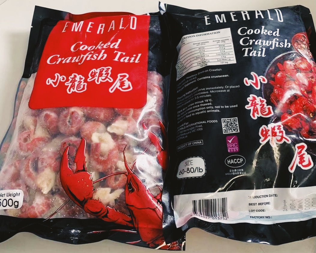 Frozen Cooked Crawfish Tail 500g-eBest-Prawns & Crabs,Seafood
