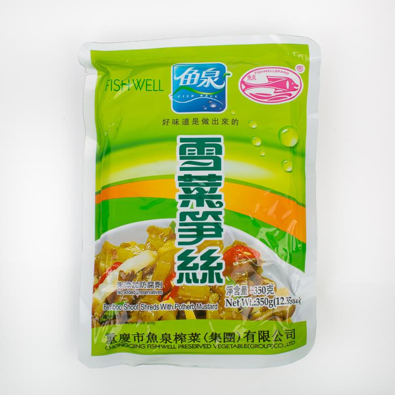 Fish Well Bamboo Shoots Shreds With Protherb Mustard 350g-eBest-Pickled products,Pantry