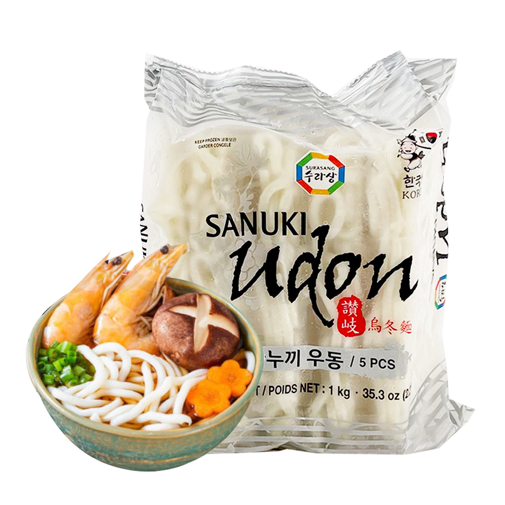 Surasang Sanuki Udon Noodles 5pc 200g-eBest-Instant Noodles,Instant food-Wang/Surasang