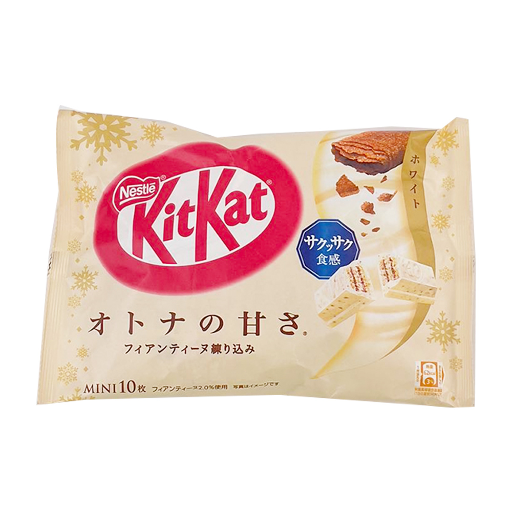 Japan's Nestl茅 Kitkat Mini Rich White Chocolate Flavour 10 pieces 116g-eBest-Biscuits,Snacks & Confectionery