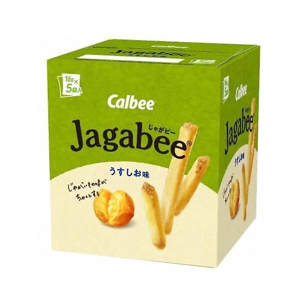 Calbee Jagabee Chips Less Salt Flavour 80g-eBest-Chips,Snacks & Confectionery