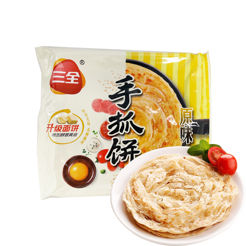 Sanquan Frozen Pancake Original Flavour 80g*4-eBest-Buns & Pancakes,Frozen food
