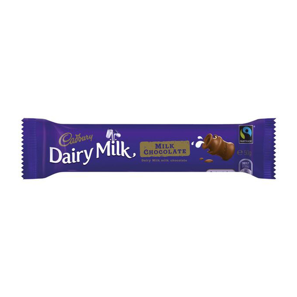 Cadbury Dairy Milk Bar 50g-eBest-Half Price,Confectionery,Snacks & Confectionery
